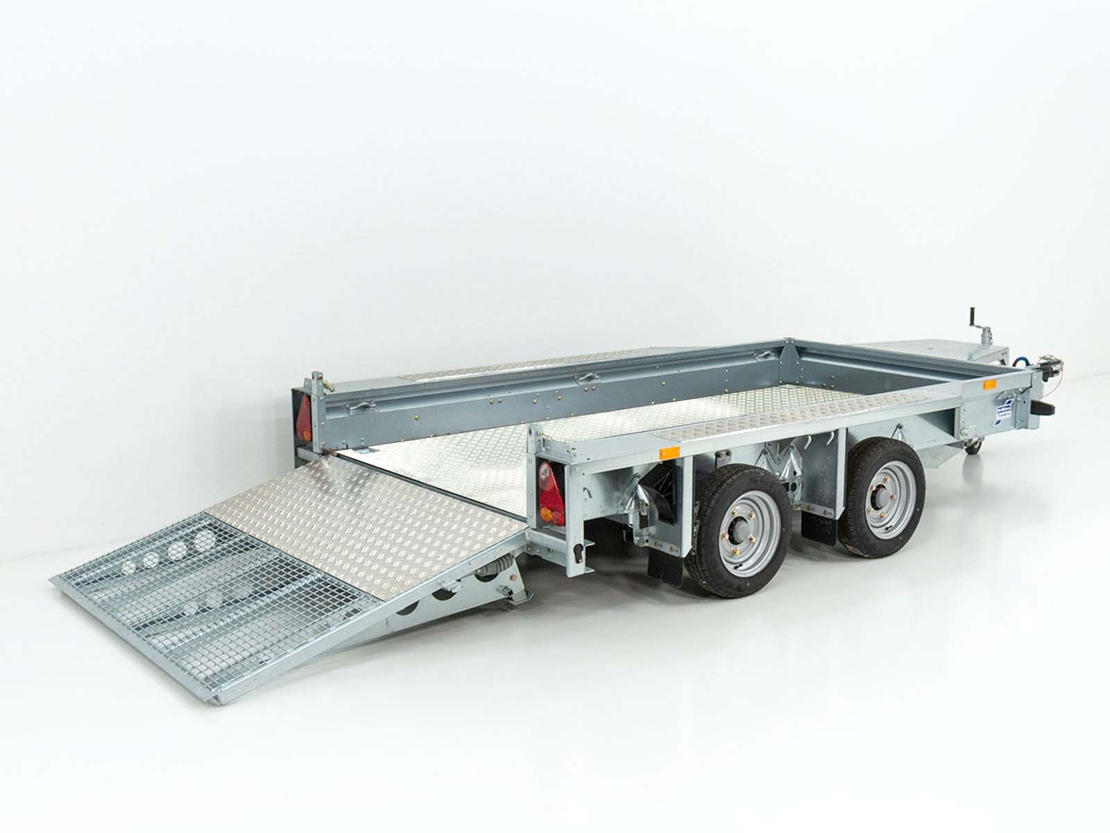 2026_07_1-bauman-3.jpg Ifor Williams Baumaschinenanhänger GX125 157×366 3,5t | Rampe 1,2m | Aluboden-Neu - Image 1