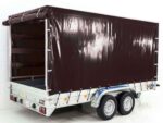 Anhänger mit Plane 185×400 cm 2600 kg | Typ 10.26 | Hochplane 200 cm – Schwarz-Neu - Image 5