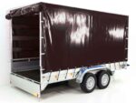 Anhänger mit Plane 185×400 cm 2600 kg | Typ 10.26 | Hochplane 200 cm – Schwarz-Neu - Image 7