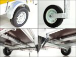 Anhänger mit Plane 150x300cm 1300kg | Typ 7.13 | Hochplane 160cm – Gelb-Neu - Image 2