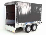 Anhänger mit Plane 150x300cm 2600kg | Typ 7.26 | Hochplane 180 cm – Anthrazit-Neu - Image 3