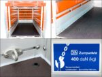 Anhänger mit Plane 150x300cm 1300kg | Typ 7.13 | Hochplane 160cm – Orange-Neu - Image 6