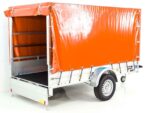 Anhänger mit Plane 150x300cm 1300kg | Typ 7.13 | Hochplane 160cm – Orange-Neu - Image 3