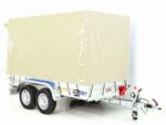 Anhänger mit Plane 150x300cm 2600kg | Typ 7.26 | Hochplane 180 cm – Elfenbein Beige-Neu - Image 5