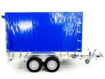 Anhänger mit Plane 150x300cm 2600kg | Typ 7.26 | Hochplane 180 cm – Blau-Neu - Image 4