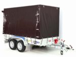 Anhänger mit Plane 150x300cm 2600kg | Typ 7.26 | Hochplane 180 cm – Schwarz-Neu - Image 5