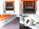Anhänger mit Plane 125x250cm 750kg | Typ U4 | Hochplane 140 cm Profi | Orange-Neu - Image 2