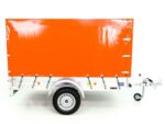 Anhänger mit Plane 125x250cm 750kg | Typ U4 | Hochplane 140 cm Profi | Orange-Neu - Image 5