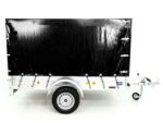 Anhänger mit Plane 125x250cm 750kg | Typ U4 | Hochplane 140 cm Profi | Schwarz-Neu - Image 8