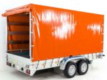 Anhänger mit Plane 185×400 cm 2600 kg | Typ 10.26 | Hochplane 200 cm – Orange-Neu - Image 5