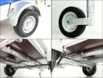 Anhänger mit Plane 150x300cm 1300kg | Typ 7.13 | Hochplane 160cm – Blau-Neu - Image 12