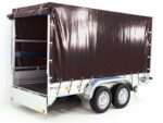Anhänger mit Plane 150x350cm 2600kg | Typ 8.26 | Hochplane 180cm Schwarz-Neu - Image 4