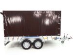 Anhänger mit Plane 150x350cm 2600kg | Typ 8.26 | Hochplane 180cm Schwarz-Neu - Image 5