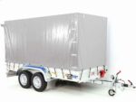 Anhänger mit Plane 150x350cm 2600kg | Typ 8.26 | Hochplane 180cm Silber-Neu - Image 10