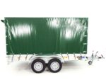 Anhänger mit Plane 150x350cm 2600kg | Typ 8.26 | Hochplane 180cm – Grün-Neu - Image 4