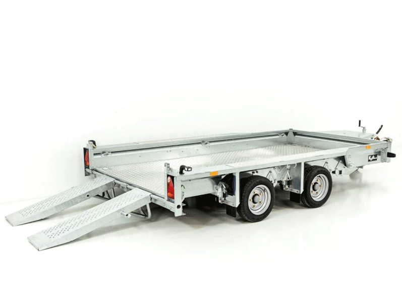 2026_07_ANAGERD.png Ifor Williams Baumaschinenanhänger GX126 3,5t|Skids|Alu-Neu - Image 1