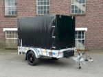 Koch-Anhänger Typ 4.13 Planenanhänger Edition 35 1300kg 250x125x160cm Aluminium mit schwarzer Plane