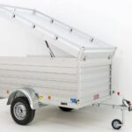 Koch-Anhänger U4 Deckelanhänger 750kg 250x125x95cm Aluminium mit Deckel und dreifacher Bordwanderhöhung