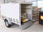 Koch Anhänger mit Plane 125x250cm 750kg|Typ U4|Hochplane 150 cm Hobby|Angebot-Neu - Image 2