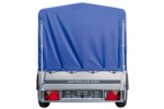 Anhänger Garden Trailer 200 KIPP 200×106 cm 750 kg [mit Hochspriegel, blauer Hochplane und Stützrad]-Neu - Image 4
