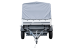 Anhänger Pkw 230×125 Garden Trailer 230 KIPP Unitrailer 750 kg mit Stützrad, Hochplane und Hochspriegel-Neu - Image 7