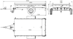 Anhänger Pkw 230×125 Garden Trailer 230 KIPP Unitrailer 750 kg mit Stützrad, Hochplane und Hochspriegel-Neu - Image 2