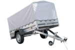 Anhänger Pkw 230×125 Garden Trailer 230 KIPP Unitrailer 750 kg mit Stützrad, Hochplane und Hochspriegel - Image 5
