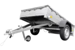 Anhänger für Pkws Garden Trailer 201 KIPP 200×125 cm 750 kg [mit Flachplane, Stützrad und Flachplaneträger] - Image 3