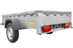 Anhänger für Pkws Garden Trailer 201 KIPP 200×125 cm 750 kg [mit Flachplane, Stützrad und Flachplaneträger] - Image 5