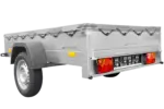 Anhänger für Pkws Garden Trailer 201 KIPP 200×125 cm 750 kg [mit Flachplane, Stützrad und Flachplaneträger]-Neu - Image 5