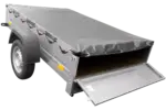 Anhänger für Pkws Garden Trailer 201 KIPP 200×125 cm 750 kg [mit Flachplane, Stützrad und Flachplaneträger]-Neu - Image 7
