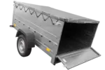 Anhänger kippbar Garden Trailer 201 KIPP mit zusätzlichen Bordwänden, Stützrad und Flachplane-Neu - Image 6