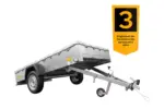 Anhänger mit Flachplane Garden Trailer 264 KIPP inkl. Planenträger-Neu - Image 2