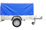 Anhänger mit Plane Garden Trailer 201 KIPP [mit Stützrad, blauer Hochplane und Hochspriegel]-Neu - Image 3