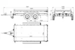 Anhänger mit zwei Achsen Garden Trailer 264/2 KIPP [inkl. zusätzliche Bordwände und Flachplane] - Image 7