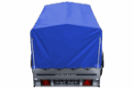 Auto Anhänger 230×125 Garden Trailer 230 KIPP Unitrailer 750 kg mit Stützrad, blauer Hochplane und Hochspriegel - Image 7
