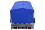 Auto Anhänger 230×125 Garden Trailer 230 KIPP Unitrailer 750 kg mit Stützrad, blauer Hochplane und Hochspriegel-Neu - Image 5
