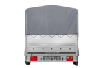 Einachsanhänger 264×150 UNITRAILER GARDEN 265 KIPP mit zusätzlichen Bordwänden, H-800-Rahmen und grauer Plane - Image 6