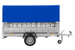 Einachsanhänger GARDEN TRAILER 264 KIPP mit Laubgitteraufsatz, Hochplane, Hochspriegel und Stützrad - Image 4