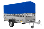 Einachsanhänger GARDEN TRAILER 264 KIPP mit Laubgitteraufsatz, Hochplane, Hochspriegel und Stützrad - Image 6