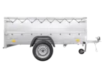 Faltbarer Anhänger Garden Trailer 230 KIPP mit zusätzlichen Bordwänden, Stützrad und Flachplane-Neu - Image 7