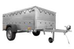 Faltbarer Pkw Anhänger Garden Trailer 230 KIPP mit zusätzlichen Bordwänden, Stützrad, Flachplane und Planenträgern]-Neu - Image 5