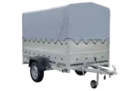 Führerschein B Anhänger GARDEN TRAILER 230 KIPP mit Stützrad, zusätzlichen Bordwänden, Hochplane und Hochspriegel H800 - Image 6