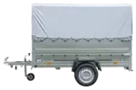 Führerschein B Anhänger GARDEN TRAILER 230 KIPP mit Stützrad, zusätzlichen Bordwänden, Hochplane und Hochspriegel H800 - Image 3