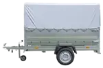 Führerschein B Anhänger Garden Trailer 230 KIPP mit Stützrad, zusätzlichen Bordwänden, Hochplane und Hochspriegel H800-Neu - Image 4