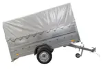 Kfz Anhänger mit Plane GARDEN TRAILER 264 KIPP [mit Stützrad, zusätzlichen Bordwänden, Hochplane und Hochspriegel]-Neu - Image 4