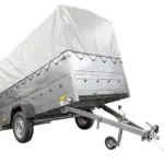 Kfz Anhänger mit Plane GARDEN TRAILER 264 KIPP [mit Stützrad, zusätzlichen Bordwänden, Hochplane und Hochspriegel]-Neu