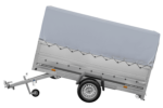 Kfz Anhänger mit Plane GARDEN TRAILER 264 KIPP [mit Stützrad, zusätzlichen Bordwänden, Hochplane und Hochspriegel] - Image 4