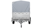 Kfz Anhänger mit Plane GARDEN TRAILER 264 KIPP [mit Stützrad, zusätzlichen Bordwänden, Hochplane und Hochspriegel] - Image 5