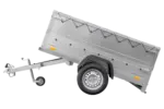 Kippbarer Pkw Anhänger Garden Trailer 200 KIPP mit zusätzlichen Bordwänden, Stützrad und Flachplane-Neu - Image 3